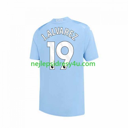 Fotbalový Dres Manchester City J. ALVAREZ 19 Domácí 2023/24